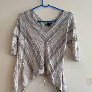 Armani Exchange Gray Blouse Elegant Top